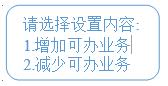 设置可办业务